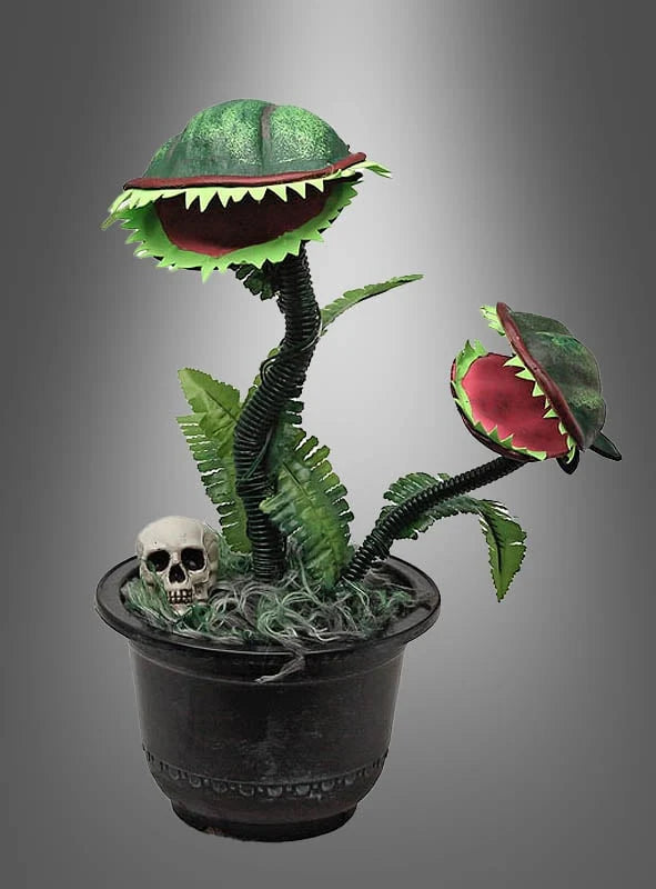 Halloween Decoration Animated Carnivorous Plant Red Light & Sounds
