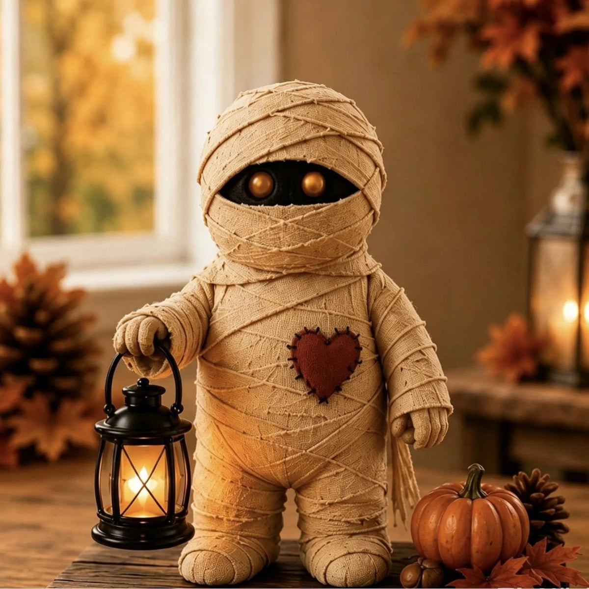 Halloween Decoration Double-Sided Battery-Powered Lantern