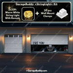 Halloween Garage Door Cover Crawling Clown Design Door Operable