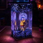 Halloween Lamp Handmade Resin Warm LED Glow