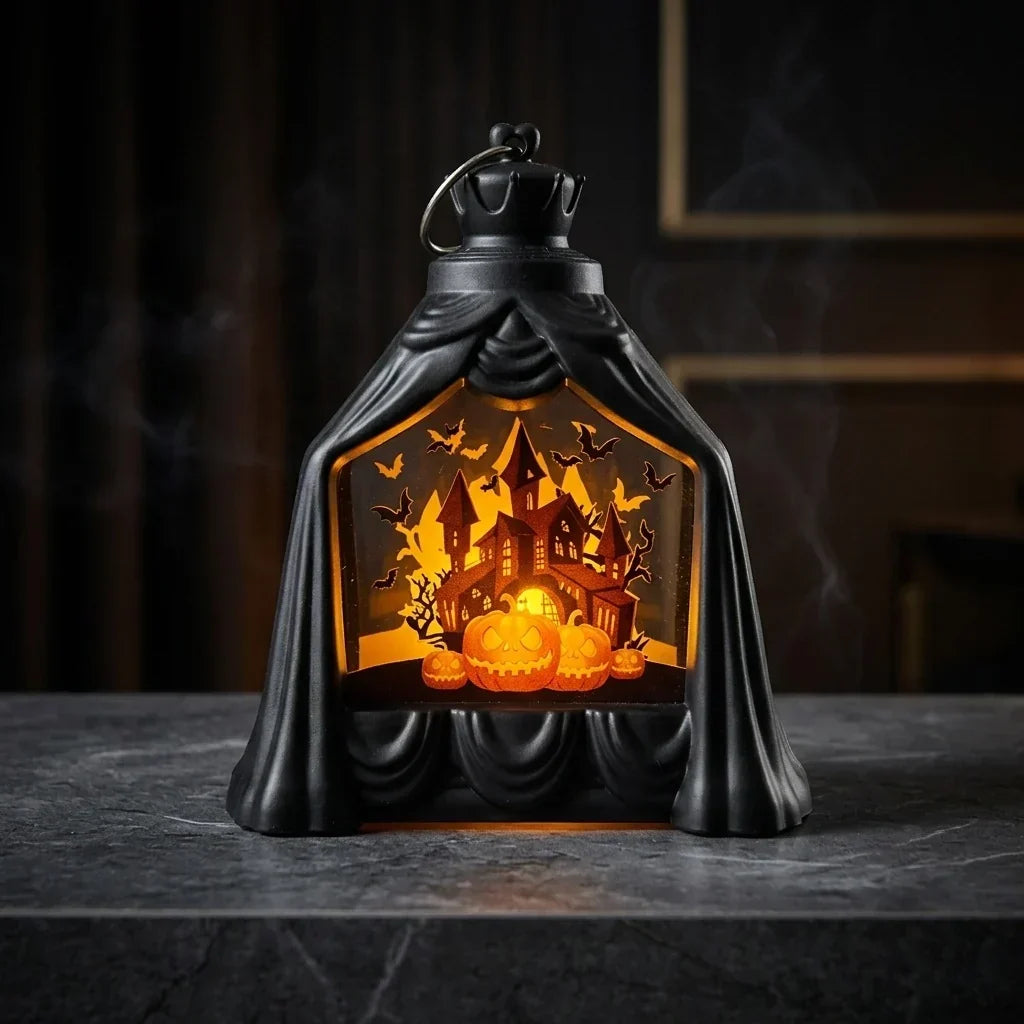 Halloween Lantern Flame-Free LED Weather-Resistant