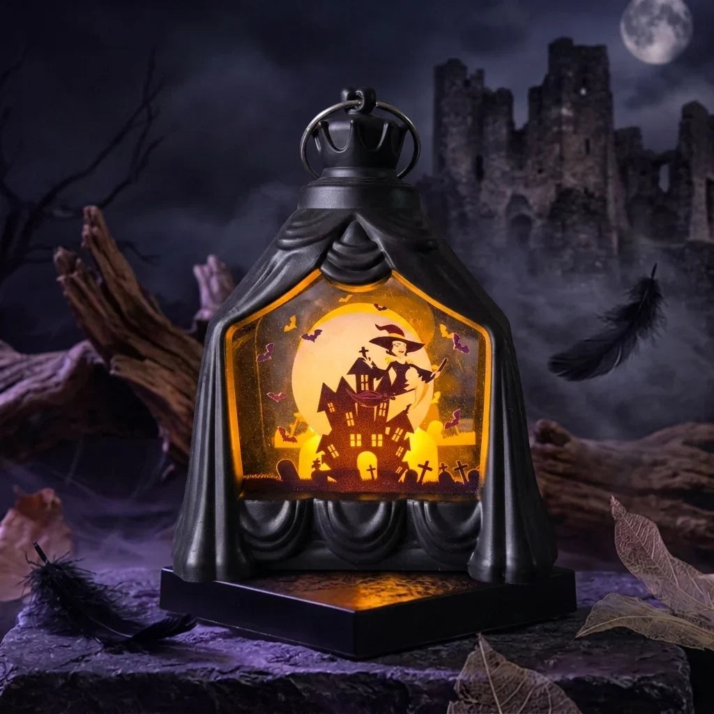 Halloween Lantern Flame-Free LED Weather-Resistant