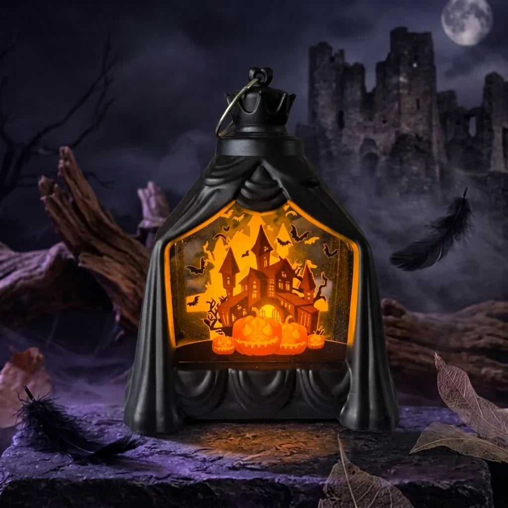 Halloween Lantern Flame-Free LED Weather-Resistant