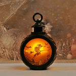 Halloween Lantern Intricate Cutout LED Indoor & Outdoor
