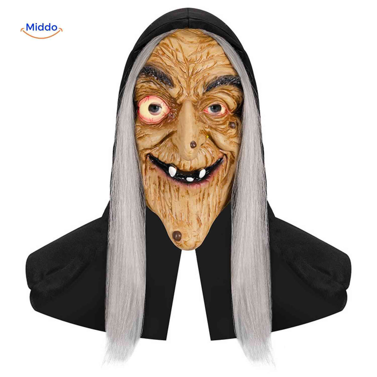 Halloween Mask Full-Face Integrated Hood Breathable Visibility