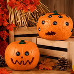 Halloween Pumpkin Decoration Resin Movable Eyeballs Indoor Outdoor