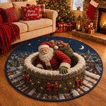 Halloween Rug 3D Pumpkin & Lantern Design Spot-Cleanable