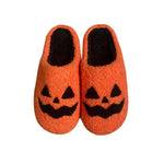 Halloween Slippers Plush Lined Non-Slip Rubber Sole