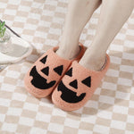Halloween Slippers Plush Lined Non-Slip Rubber Sole