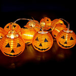 Halloween String Lights Jack-O’-Lantern LED Waterproof Outdoor Use