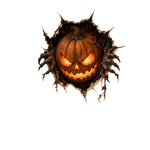 Halloween Wall Decal Self-Adhesive 3D Cracked Wall Effect