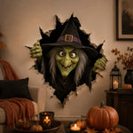 Halloween Wall Decal Self-Adhesive 3D Cracked Wall Effect