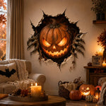 Halloween Wall Decal Self-Adhesive 3D Cracked Wall Effect