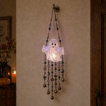 Halloween Wind Chime Light-Up Centerpiece Colorful Beaded Strands