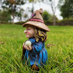 Halloween Witch Statue Waterproof Resin Indoor & Outdoor