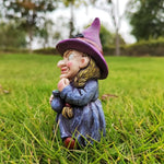 Halloween Witch Statue Waterproof Resin Indoor & Outdoor