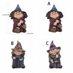 Halloween Witch Statue Waterproof Resin Indoor & Outdoor