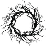 Halloween Wreath Natural-Look Artificial Branches Lightweight