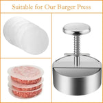 Hamburger Patty Press Stainless Steel Non-Stick Dishwasher-Safe