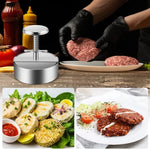 Hamburger Patty Press Stainless Steel Non-Stick Dishwasher-Safe