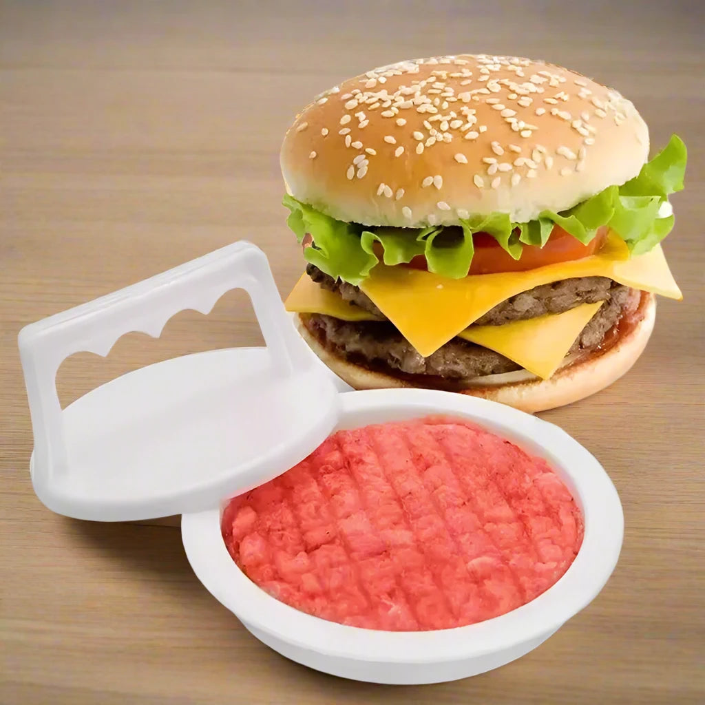 Hamburger Press 4-Patty Adjustable Thickness Dishwasher Safe