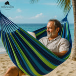 Hammock Cotton Canvas 441 Lb Capacity With Carrying Bag