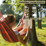 Hammock Cotton Canvas 441 Lb Capacity With Carrying Bag
