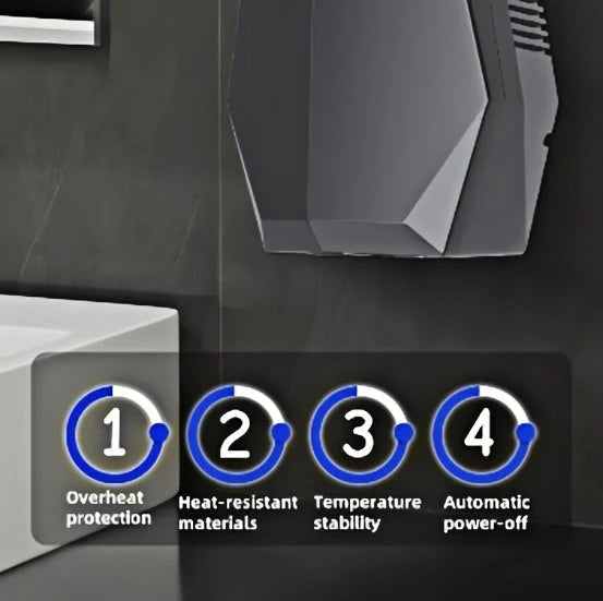 Hand Dryer Motion-Activated 1000W Quick-Dry