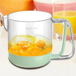 Hand Egg Mixer Manual Stainless Steel Battery-Free