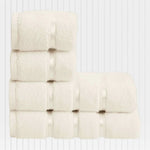 Hand & Face Towel Set 4-Piece Cotton Quick-Drying