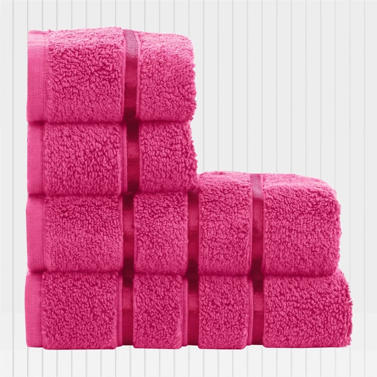 Hand & Face Towel Set 4-Piece Cotton Quick-Drying