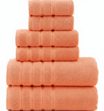 Hand & Face Towel Set 4-Piece Cotton Quick-Drying