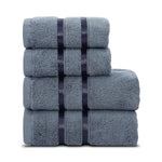 Hand & Face Towel Set 4-Piece Cotton Quick-Drying