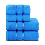 Hand & Face Towel Set 4-Piece Cotton Quick-Drying