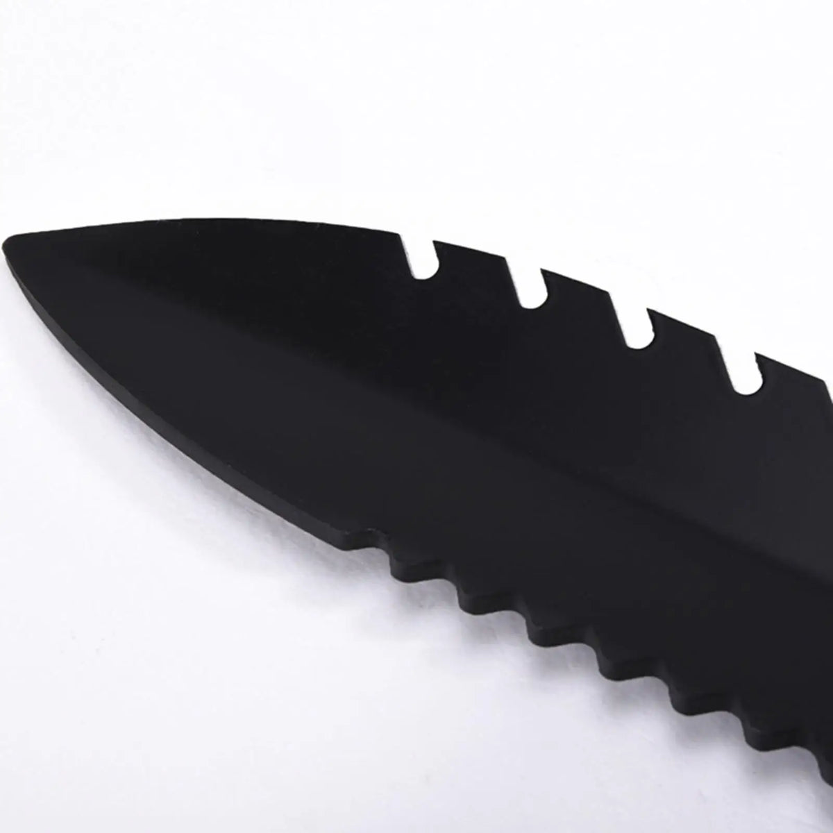 Hand Garden Shovel Serrated Iron Blade & Anti-Slip Handle