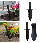 Hand Garden Shovel Serrated Iron Blade & Anti-Slip Handle