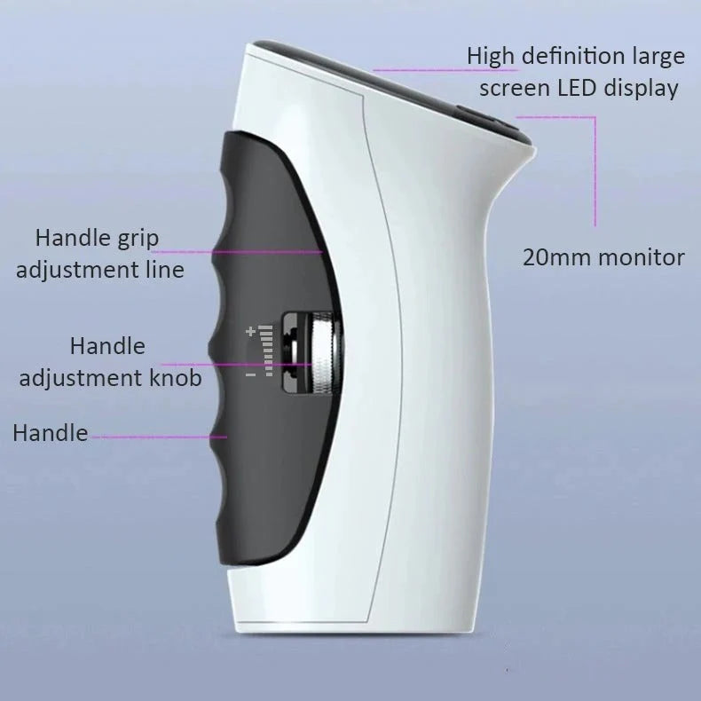 Hand Grip Strength Trainer Digital LED Adjustable Rechargeable