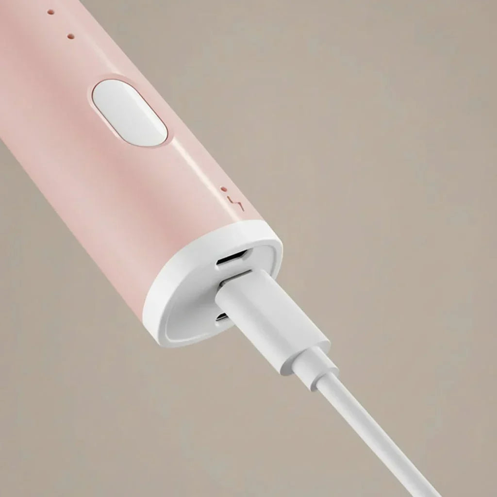 Hand Mixer USB Rechargeable 3 Speeds Stainless Steel Whisks