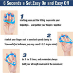 Hand Strengthener Set Grip & Finger Training 6-Piece