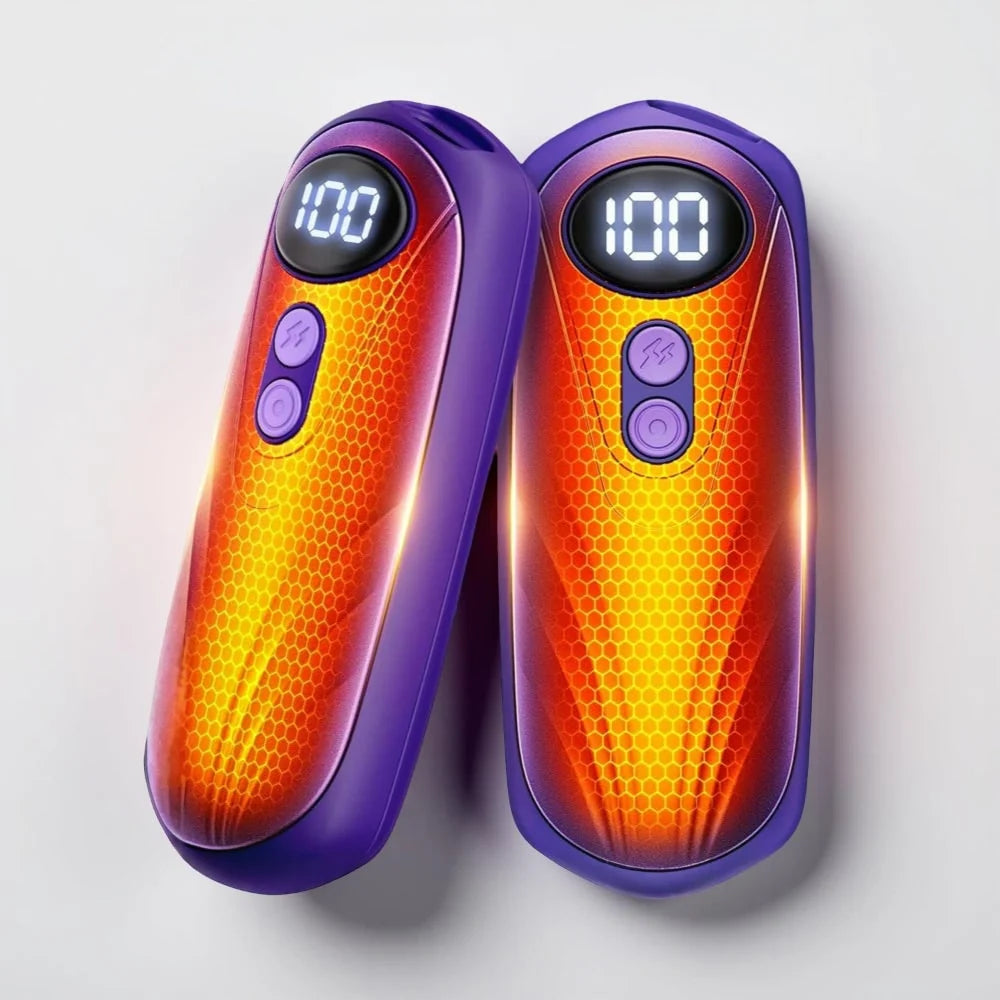 Hand Warmers Rechargeable 5 Heat Settings Set of 2
