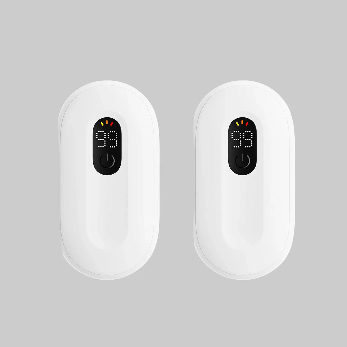Hand Warmers Rechargeable Magnetic Set of 2 With LED Display
