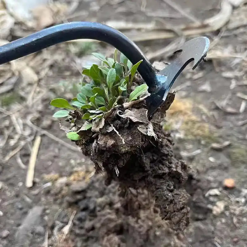 Hand Weeder Crescent Head Manganese Steel Ergonomic Handle