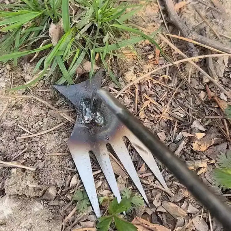 Hand Weeder Crescent Head Manganese Steel Ergonomic Handle