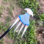 Hand Weeder Crescent Head Manganese Steel Ergonomic Handle