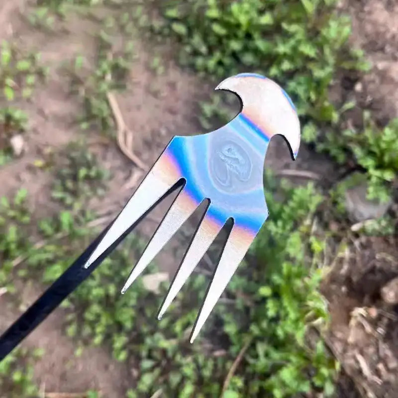 Hand Weeder Crescent Head Manganese Steel Ergonomic Handle