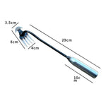 Hand Weeder Crescent Head Manganese Steel Ergonomic Handle