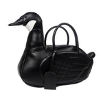 Handbag Duck-Shaped Faux Leather Spacious Interior