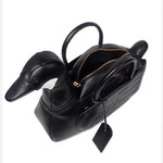 Handbag Duck-Shaped Faux Leather Spacious Interior