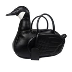 Handbag Duck-Shaped Faux Leather Spacious Interior