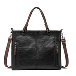 Handbag Leather Fits 13-Inch Devices Adjustable Shoulder Strap